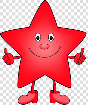 Red Cartoon Star Clipart   Cartoon Colorful Star Clipart  HD Png Download