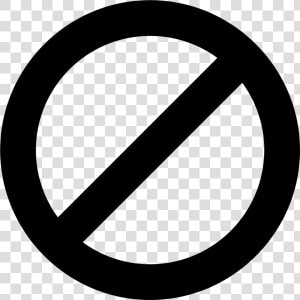 Stop Or Prohibition Sign  HD Png Download