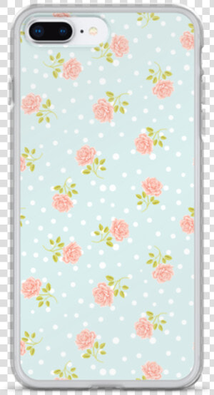 Light Blue Floral Iphone Case   Mobile Phone Case  HD Png Download
