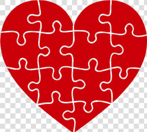 Heart Png Puzzel Transparent   Heart Shaped Puzzle Vector  Png Download