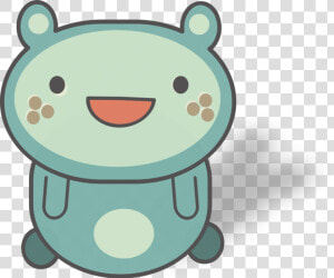 Material fictional Character green   Cute Creatures Clipart  HD Png Download