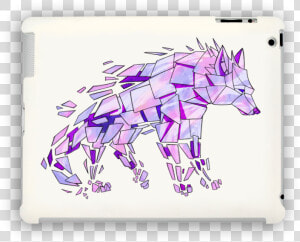 Purple Wolf Ipad Case   Foal  HD Png Download