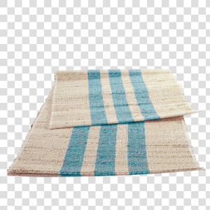 Runner  Jute Peacock Blue Stripe  HD Png Download