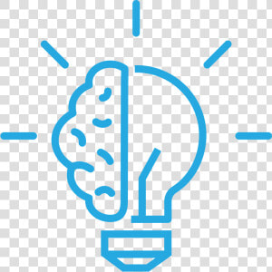 Learn   Lamp Icon Png Blue  Transparent Png