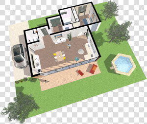 3d Floor Plan Made On Space Designer 3d   Floor Plan Design  HD Png Download
