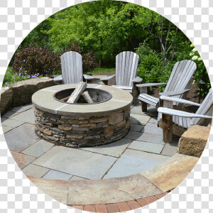 Patio Fire Pit   Water Feature  HD Png Download