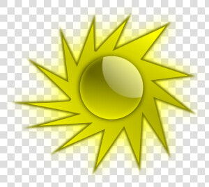 Transparent Spiky Circle Png   Vær Symbol Cool Sol  Png Download