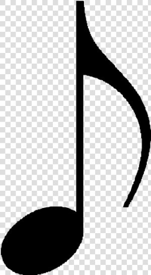 Clip Art Clave Musical   Black Music Note  HD Png Download