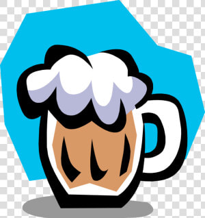Vector Illustration Of Mug Of Cold Draft Beer With  HD Png Download