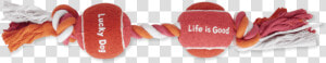 Lig Ball And Rope Dog Toy   Bead  HD Png Download