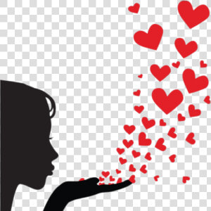  love  heart  kiss  flying Kiss   Blowing Kisses  HD Png Download