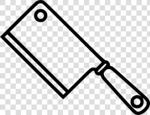 Cleaver   Line Art  HD Png Download