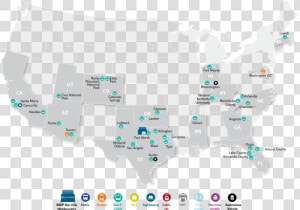 Ratp Dev Usa Map  HD Png Download