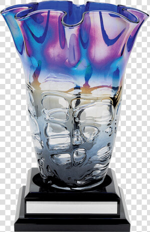 Multi colored Vase On A Base   Vase  HD Png Download