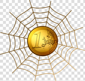 Euro  Currency  Money  Cobweb  Web   Png Clipart Spider Web  Transparent Png
