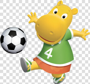 Transparent Futbol Png   Backyardigans Soccer Player  Png Download