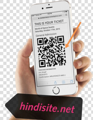 Do Mobile Tickets Look Like  HD Png Download