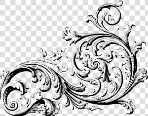 Floral Engraving Pattern  HD Png Download