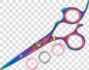 Shark Fin Shears Rainbow Swivel  HD Png Download