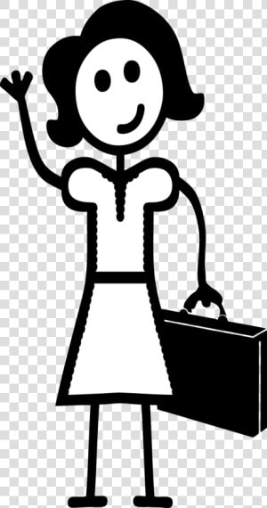Transparent Stick Figure Family Clipart   Stick Figure Mom Clip Art  HD Png Download