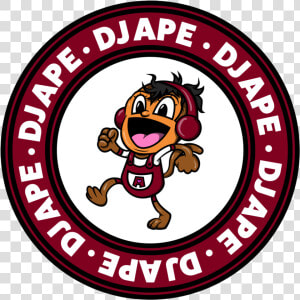 Dj Ape Official Burgundy Transparent Bg  HD Png Download