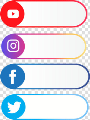  tag  social Media  youtube  twitter  instagram  facebook   Circle  HD Png Download