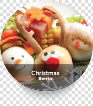 Roundbuttonfunbento 04   Dish  HD Png Download