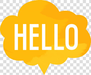 Hello yellow   Hello Png  Transparent Png