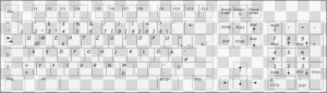 3872 X 2592 Jpeg 2309kb Concrete Crack Texture Png   Computer Keyboard Pencil Drawing  Transparent Png
