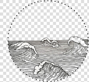 Wave Drawing Design   Drawing Waves No Background  HD Png Download