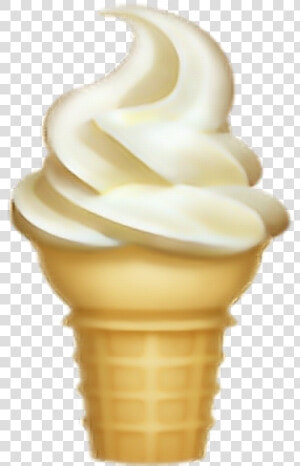  helado  helado♡  emojiiphone  emoji  helado🍦   Vanilla Ice Cream Gif  HD Png Download