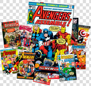 Avengers Comics   Marvel Avengers Old Comic  HD Png Download