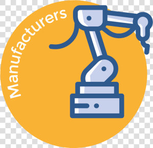 Icon Manufacturers   Industrial Robot  HD Png Download
