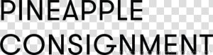 Pineapple Consignment   Black and white  HD Png Download