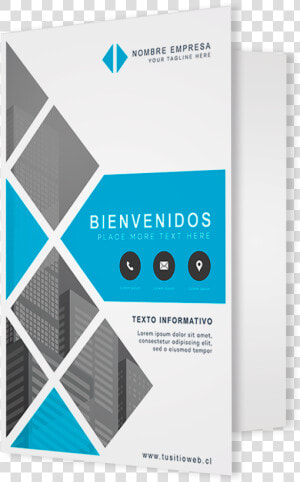Modelo De Folder Corporativo  HD Png Download
