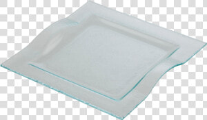 Glass Square Plate   Serving Tray  HD Png Download