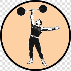Strongman Circus Olympic Weightlifting Clip Art   Circus Strong Man Svg  HD Png Download