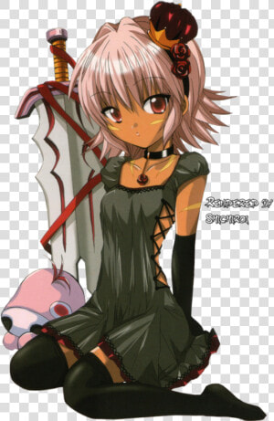  hack Black Rose Anime  HD Png Download