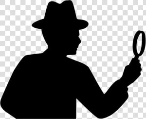 Transparent Detective Silhouette Png   Inspector Silhouette  Png Download