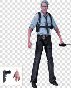 Jim Gordon Arkham Knight Figure  HD Png Download