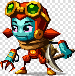 Steamworld Dig 2 Dorothy With Pickaxe   Steamworld Dig 2 Character  HD Png Download