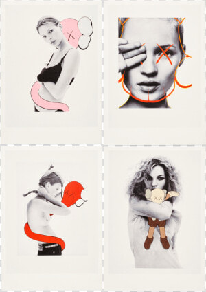 David Sims Kaws Postcard  HD Png Download