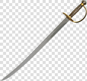 Brass Hilt Caribbean Pirate Sword   Long Sword  HD Png Download
