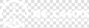 Okumc Camps   Johns Hopkins Logo White  HD Png Download