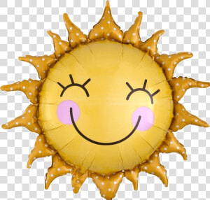 Smiley Sunshine Sun Balloon Weather Summer Instaballoons   Sunshine Balloon  HD Png Download