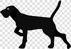 Silhoutte   Hunting Dog  HD Png Download