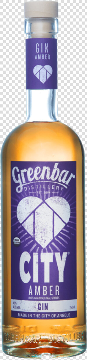 Greenbar City Amber Gin  HD Png Download