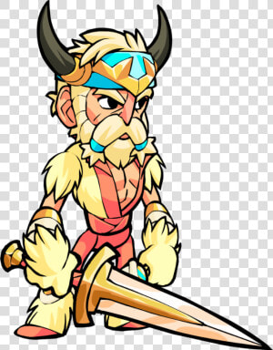 Bödvar Base Heatwave   Brawlhalla Characters  HD Png Download