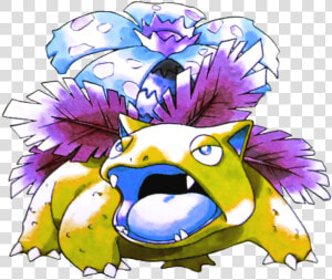 Venusaur Red And Blue  HD Png Download