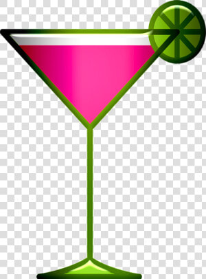 Cocktail  Drink  Pink  Lime  Glass  Refreshment   Pink Cocktail Png  Transparent Png